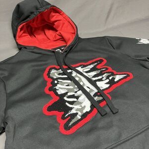 Rebel Vengeance Pullover Hoodie / Mens/  Large Lg L  / Black / Skeleton / Fleece